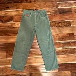 Empyre sage green corduroy pants 30in waste men’s skate pants